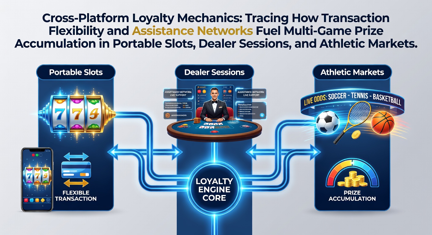 Cross-platform loyalty mechanics connecting mobile slots, live dealer sessions, and athletic markets with unified reward tracking
