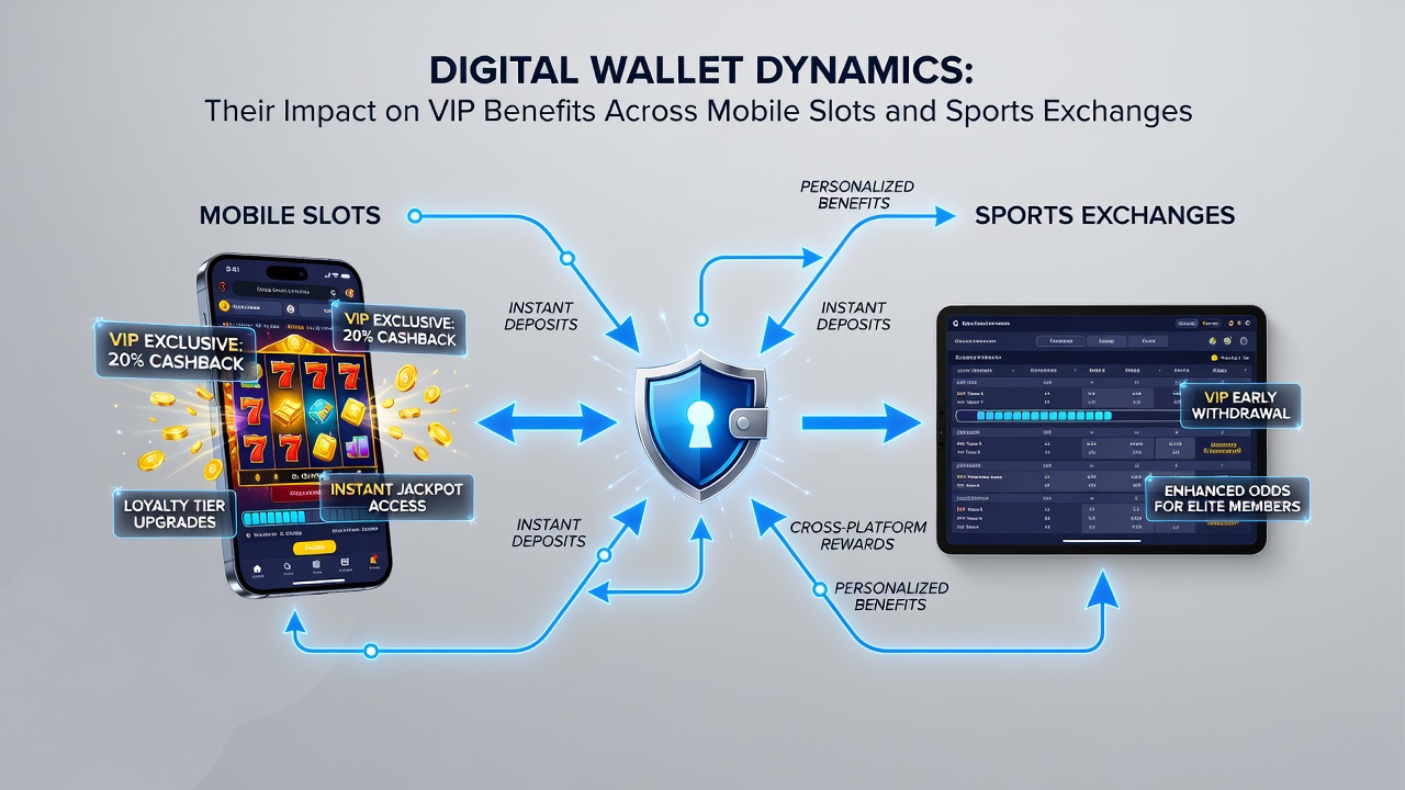 Mobile device displaying integrated loyalty dashboard for slots and sports exchanges using digital wallet data