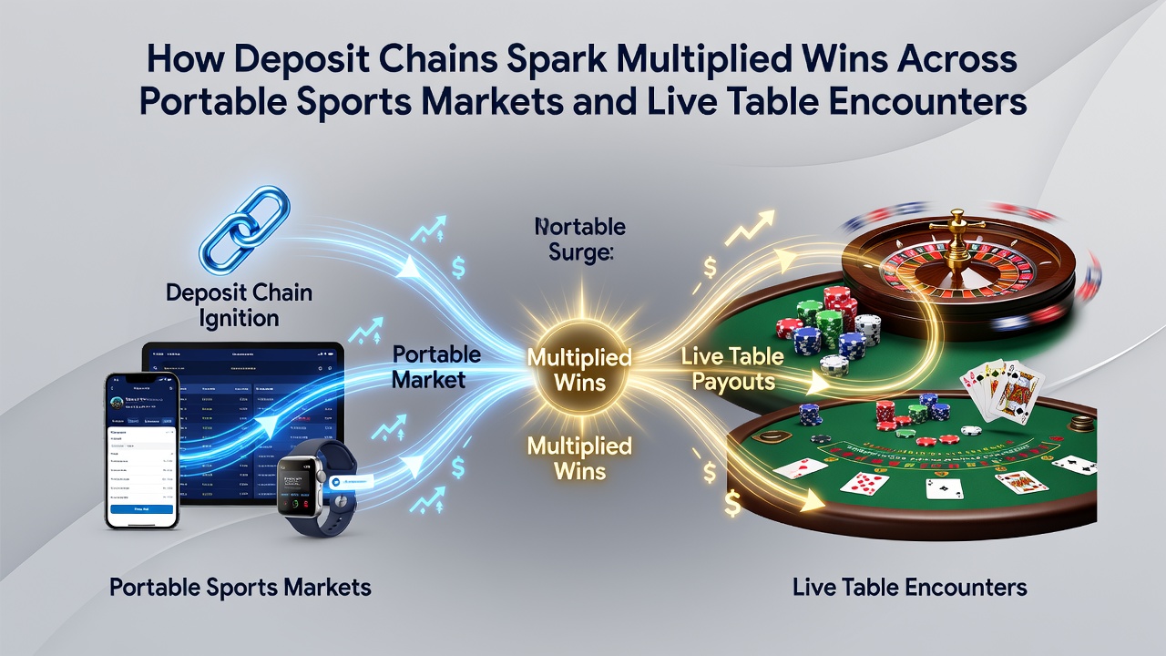 Mobile device displaying sports betting interface alongside live dealer table on a portable gaming platform
