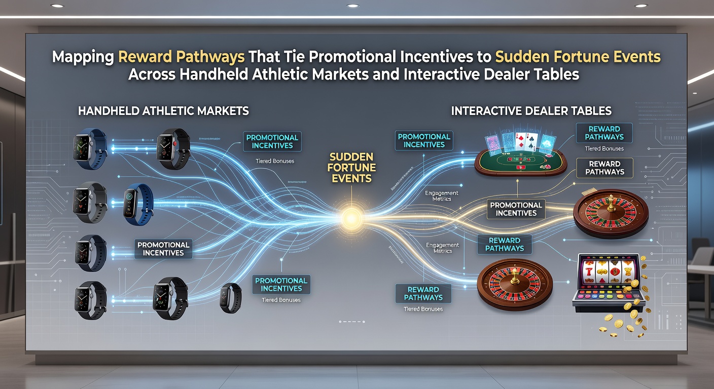 Diagram illustrating reward pathways connecting promotional incentives to sudden wins in mobile sports and live dealer environments