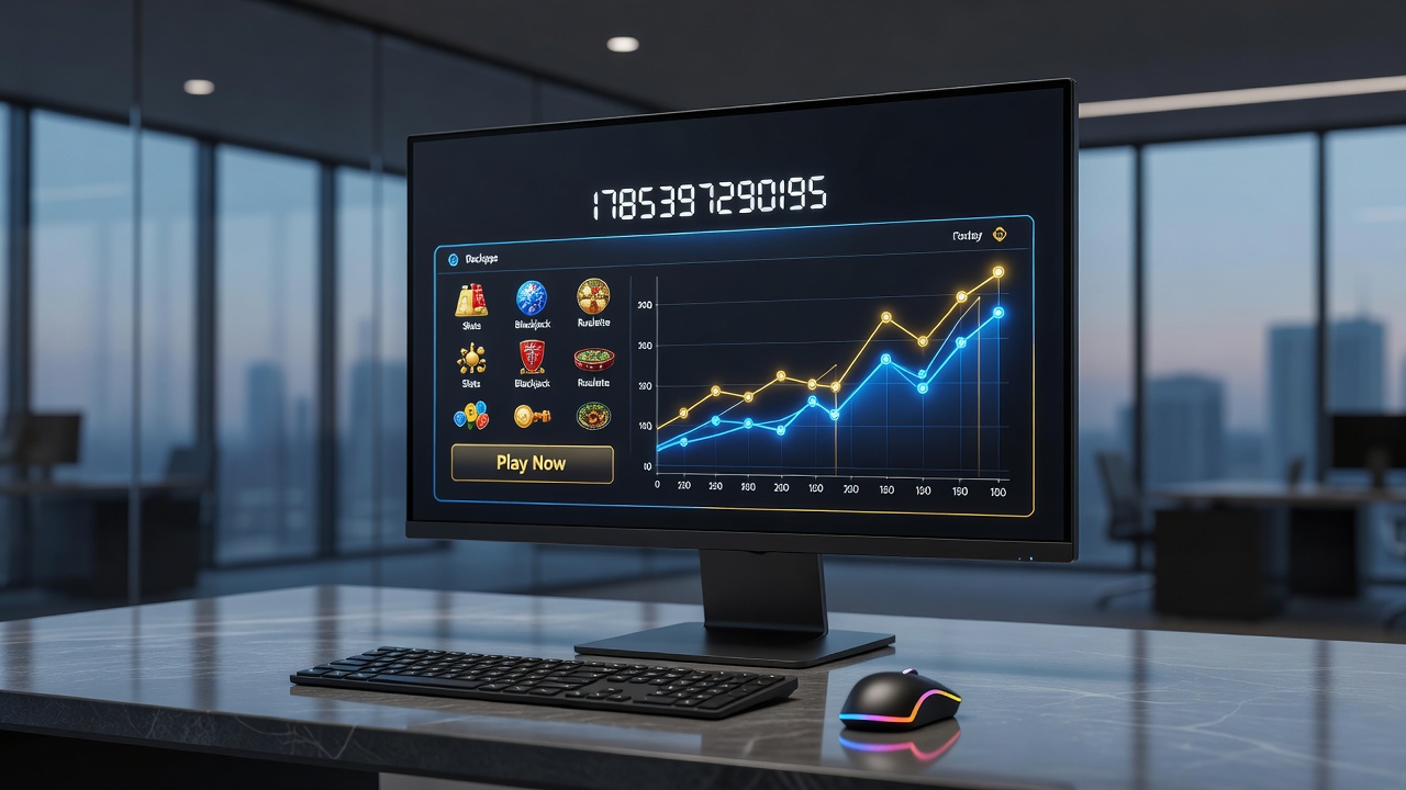 Mobile device displaying online casino games with live dealer and slot options