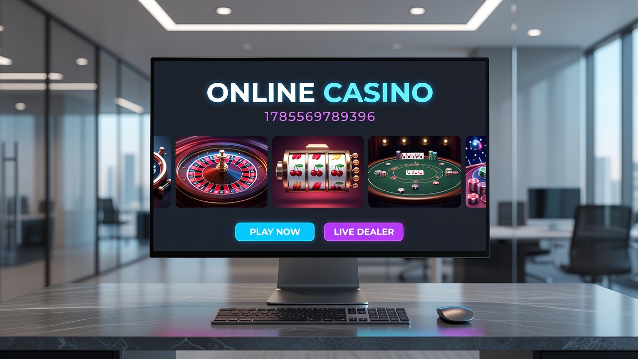 Live dealer studio setup with multiple cameras and digital overlays used in online casino environments